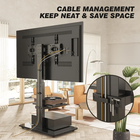 Buy Vesa 400 Tv Floor Stand For 32 To 70 Inch Led Lcd Screen With Av ...