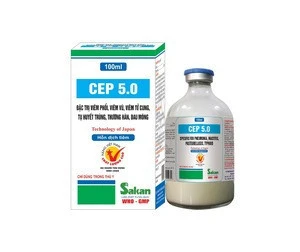 Veterinary Medicine for poultry cattle treatment of pneumonia mastitis metritis CEP 5.0 100ml Ceftiofur 5% antibiotics injection