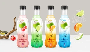 Vietnam Manufacturer 400ml Pet Bottle Original Flavor Sparkling Coconut Water 01