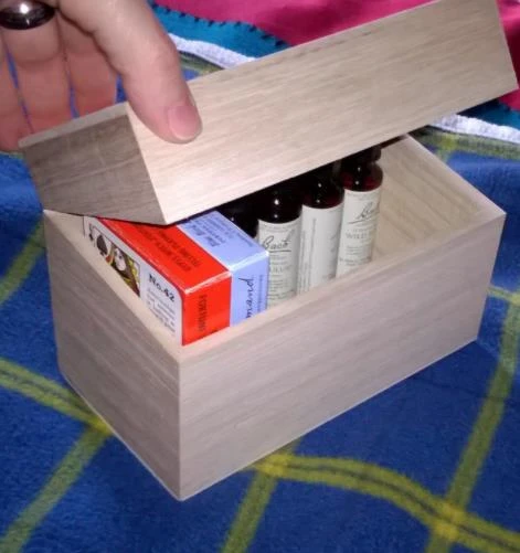 Vintage Wooden storage recipe holder Factory Handmade wooden storage box decorate Unfinished Wood Recipe Box