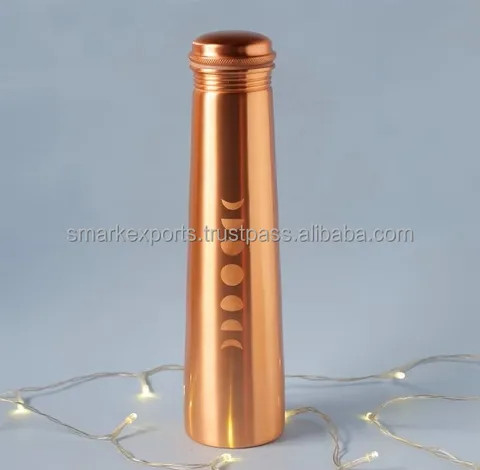 "VitaVessel 1000ml: Export Quality Copper Water Bottle - Stay Hydrated, Stay Healthy, Exclusive Discounts!"