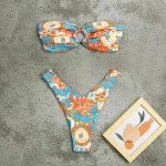 vlink 2024  female swimwear brazilian bikini set bikini swim suits print beachwear micro bikini push up women swimsuits
