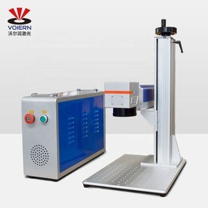 VOIERN Portable mini fiber laser marking machine 20w 30w price/stainless steel laser marking machine/metal laser marking machine