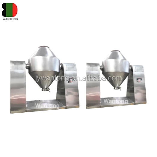 W v 3d Industrial stainless steel drum dry food powder flour cone spiral mixers planetary vacuum mixer blender machine
