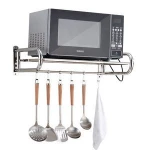 Wall Hanging  stainless steel Microwave oven rack  riser stand  Kitchen Storage Shelf
