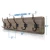 Import Wall Mounted Coat Rack, Wooden Entryway Vintage Rustic Coat Rack Hat Hanger Rack Zinc die-cast 4-Hook Rail for The Entryway from China