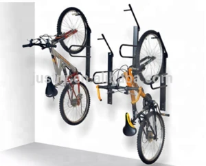 wall mounted vertical bike storage rack for garage parking stand