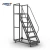 Import Warehouse Movable Ladder Cart with Wheels Stair Climbing Step Trolley for Manufacturing Plant Industries from China