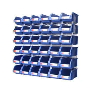 Warehouse spare parts storage plastic stackable bin and box manufacturer