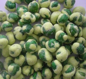 Wasabi Coated green peas
