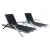 Import Wavy Recliner Waterproof sun bed, Aluminium Brushed Beach Chair Sun Lounger from China