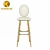 Import Wedding furniture wholesale modern high bar stool stainless steel round the back bar chair for bar from China