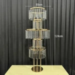 Wedding props metal electroplating flower stand wedding hotel banquet hall stage decoration ornaments