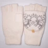 Weekday Style Knitted Hlaf Finger Lip Female Winter Warm Wholesale Woolen Gloves