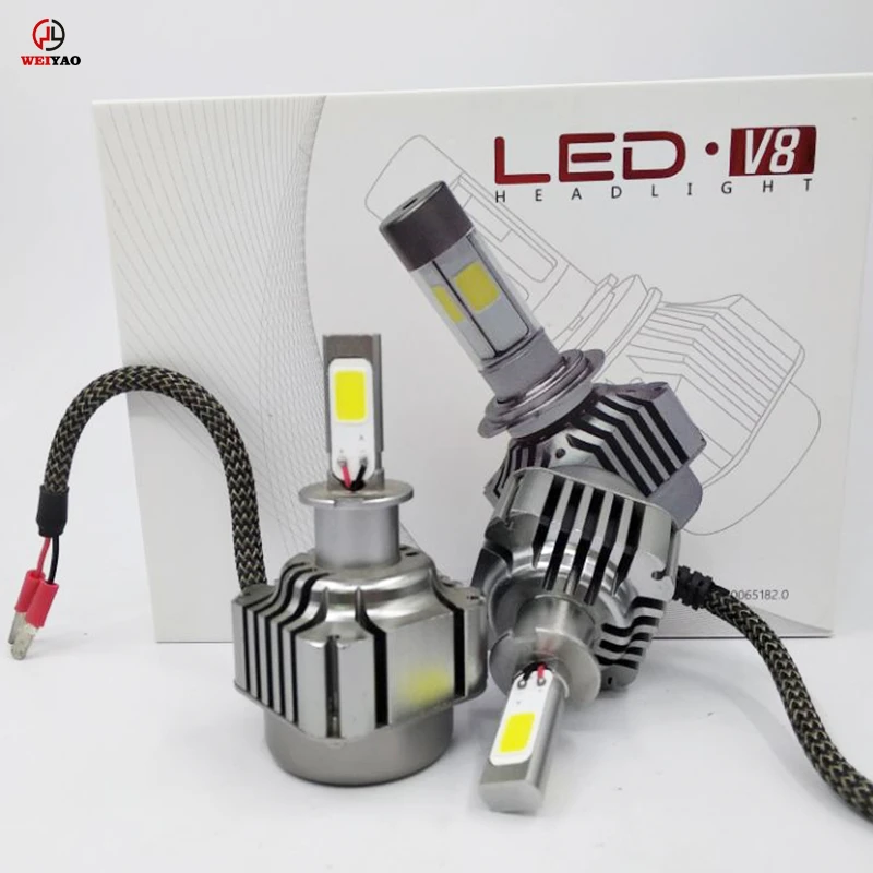 Weiyao led auto lamp h3 led car led headlight for sale