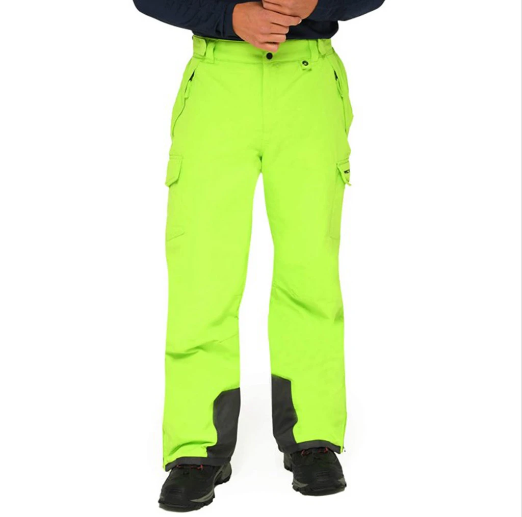 Well Rise man ski stretch polyester pants running waterproof snowboarding custom man ski pants
