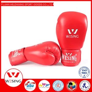 Wesing professional micro fiber boxing gloves sanda wushu boxing type boxing gloves for competition or training