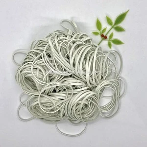 White Color  Rubber Band Elastic Rubber