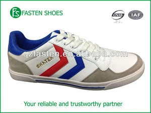 White color shoes skateboard custom design OEM/ODM service PU/Suede upper comfortable textile lining Rubber sole lace up front