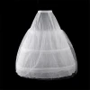 White Puffy Petticoat Crinoline For Wedding Dress
