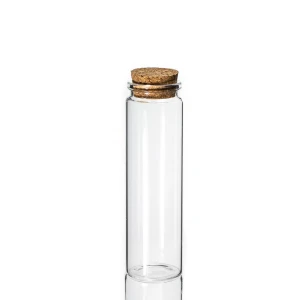 wholesale 100ml small Test Tube with Cork Stopper Bottles Spice Container Jars Vials