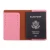 Import Wholesale 6 kinds of color pu leather passport holder with ticket and ID card slots from China