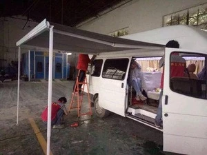 Wholesale acrylic fabric retractable awning for cars