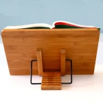 Wholesale 100% Bamboo Angle Adjustable Folding Home Office Reading Book Stand Holder