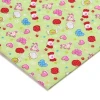 Wholesale Candy bear Print cashmere fabric use for Headwear accessories
