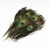 Wholesale Cheap Natural Color Peacock Feather With Eyes For Decorations