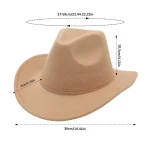 Wholesale Custom logo Bulk Vintage Jazz Fadora Felt sombrero Fedora Hat Western Cowgirl cowboy hat for Women Men