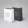 Wholesale Custom Printed Your Own Logo Gift Craft Shopping Paper Bag With Ribbon Handles