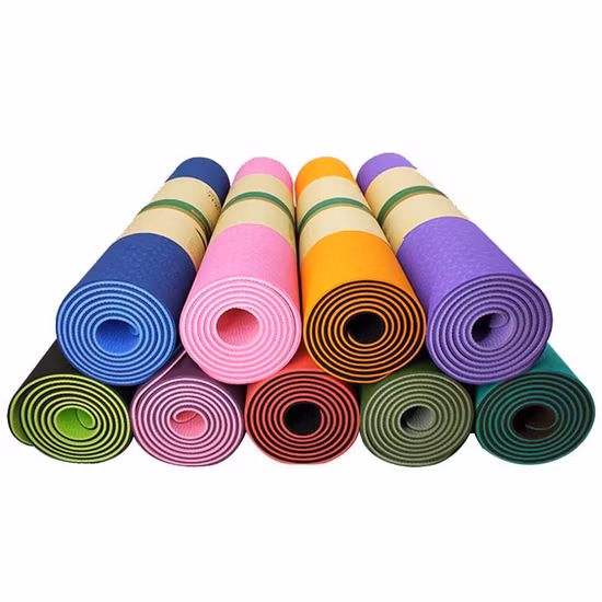 Wholesale Customized Position Line TPE Yoga Fitness Mat