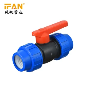 Wholesale Dark Blue HDPE Compression Fitting Poly Pipe Fittings Adaptor Quick Connection PE Fitting for Irrigation