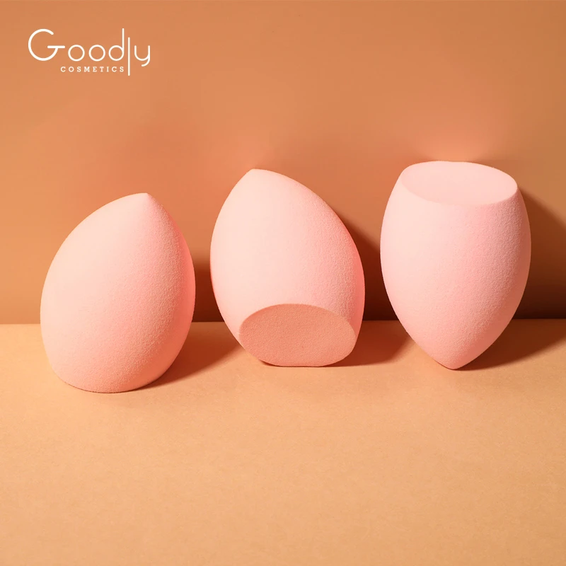 Wholesale Easy Clean Easy Makeup Cute Softy Egg Shaped Makeup Sponge