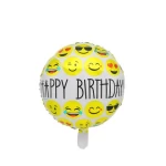 Wholesale helium aluminium advertising smile Balloon-Cool foil balloons