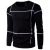 Import Wholesale high quality men slim casual striped Sweatshirts without hood from China
