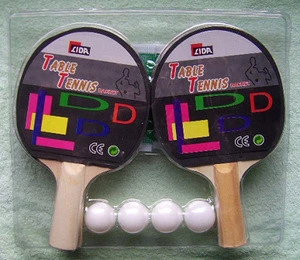 wholesale high quality wooden double-sided table tennis rackets pingpong racket