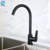 Wholesale Household 360 Rotation Stainless Steel kitchen faucet Matte Black Kitchen sink taps