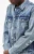 Import Wholesale Mens Clothing Front Buttons Blue Stone Washed Denim Jacket from China