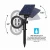 Import Wholesale outdoor Adjustable garden lighting solar yard light 4 LED solar garden spotlight from China