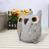 Wholesale owl decoration fabric door stop with sand bag stuffed animal door stop
