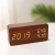 Import Wholesale Popular Digital Desk Table Clocks Large Jumbo LED Display Wooden Alarm Clock from China