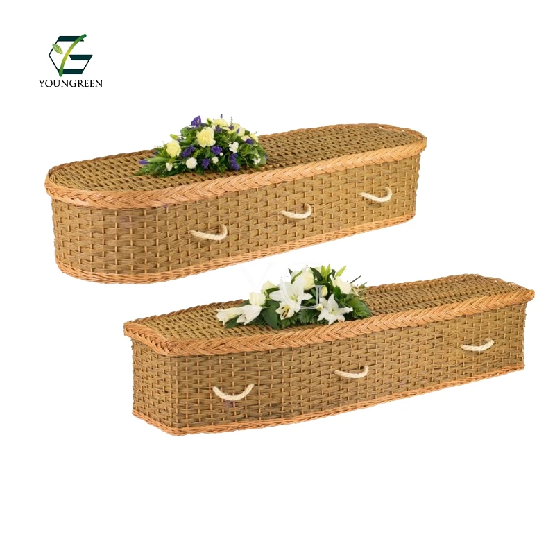 Wholesale Price Funeral Basket Coffins and Caskets