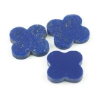Wholesale price natural malachite four leaf clover loose gemstone for jewelry