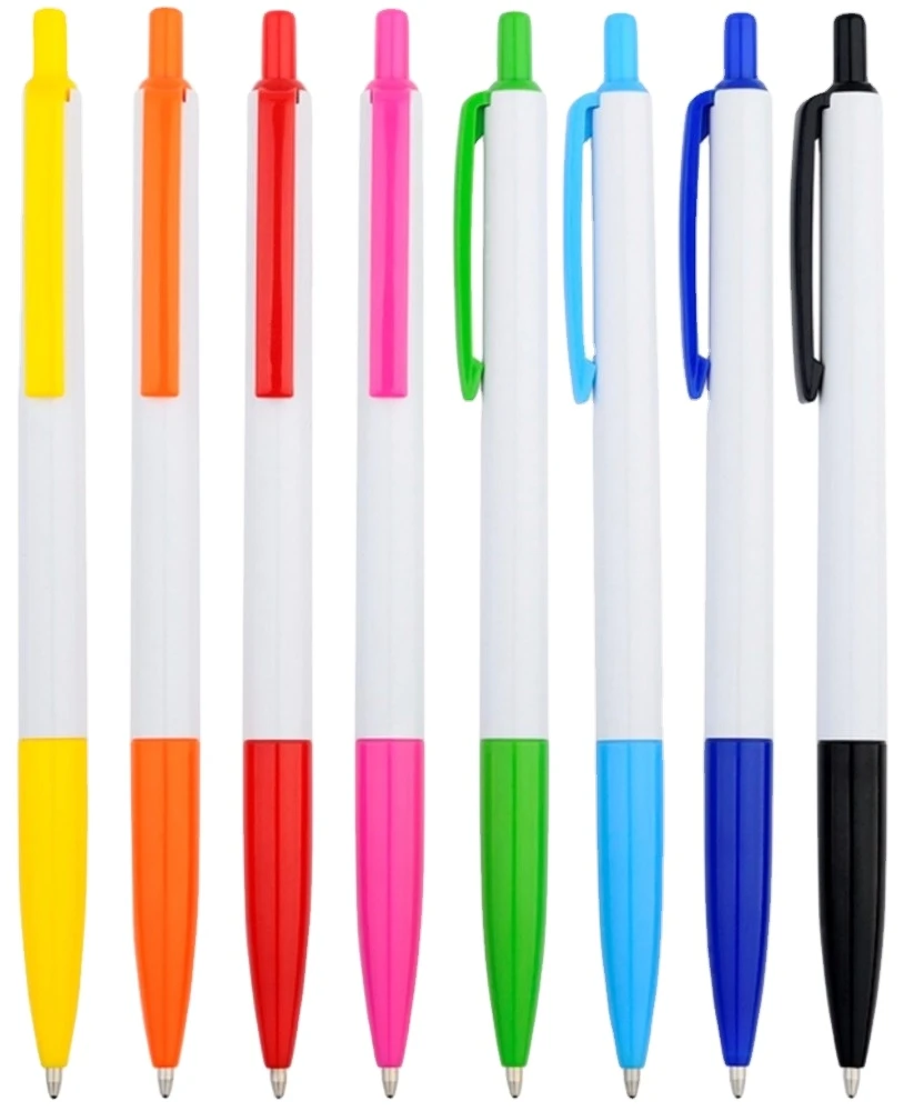 Wholesale Price Slim Shape Plastic ballpoint pen