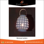 Wholesale Supplier of Gifts & Decor White Moroccan Candle Lantern at Low Price