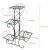 Import wholesale supply powder coated disassembly Black iron Metal Wire Wedding Flower Pot Stand from China
