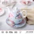 Import Wholesale tea kettle flower decal tea pot set tea cup set teapot and cup in one with bone china material from China
