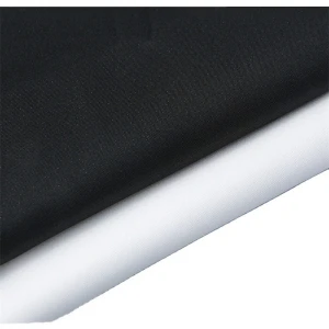 Wholesale Water Jet Loom Polyester Woven Plain Grey  Griege Pongee Fabrics for Jackets and Pants